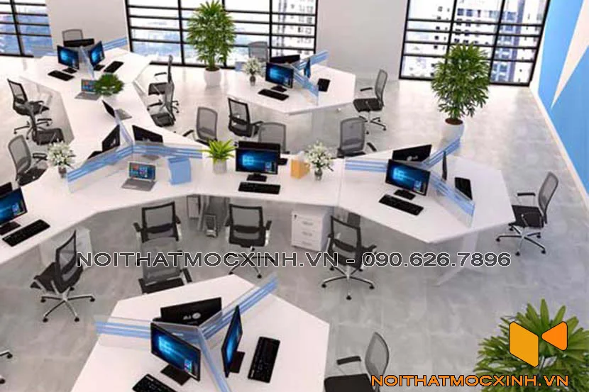 bố trí bàn làm việc khoa học 04