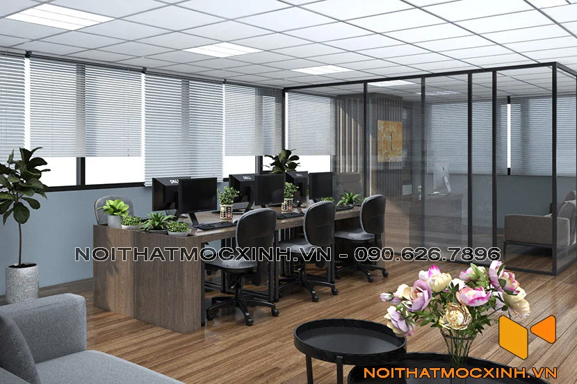 nội thất văn phòng cty mdc company