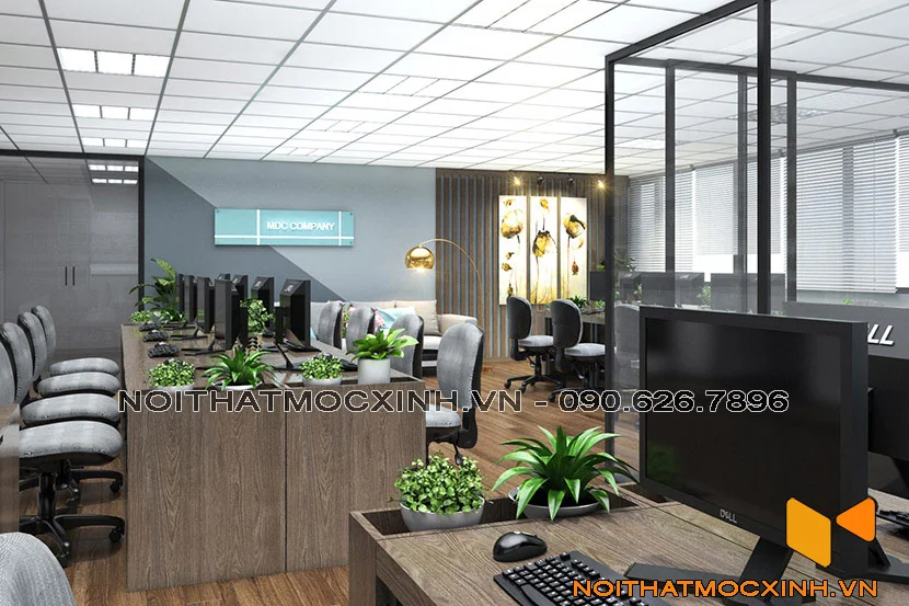 nội thất văn phòng cty mdc company