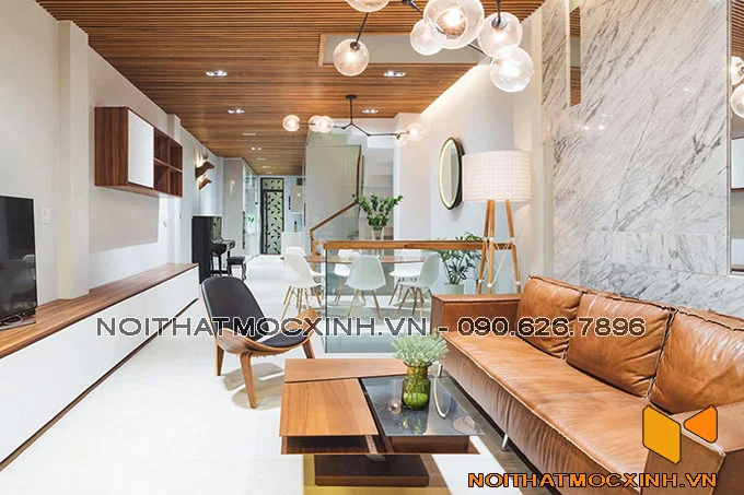 thiết kế nội thất phòng khách nhà phố